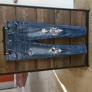 American Eagle Outfitters Ripped Super Stretch Skinny Jeans